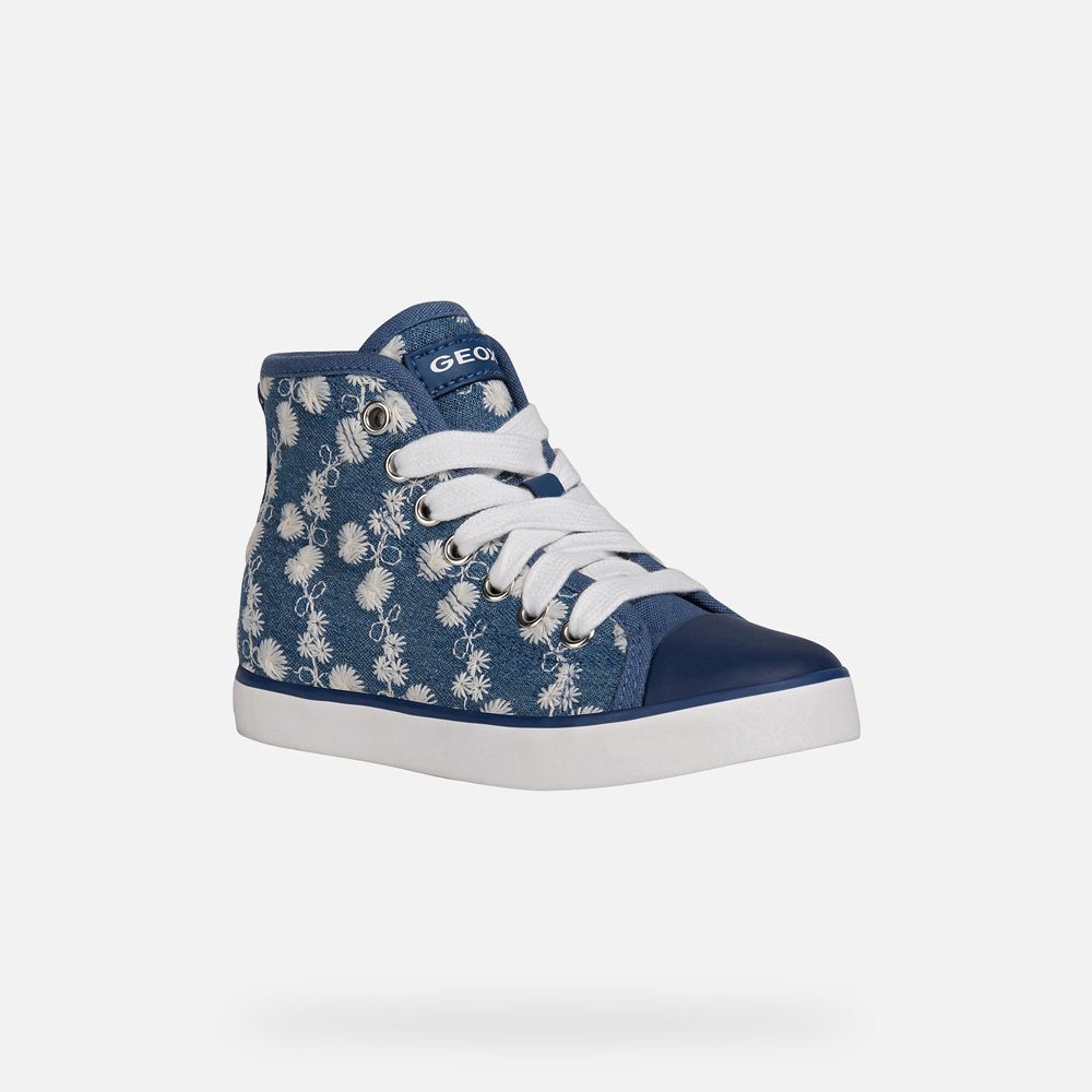 Geox Sneakers Blue Ciak - Geox Girls Shoes - SUKCTE902